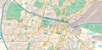 Bloemfontein Wall Map