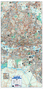 Johannesburg/Randburg/Sandton Wall Map