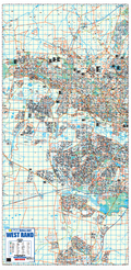 Gauteng West Rand Wall Map