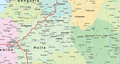 Angola Wall Map — DETAIL