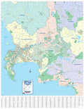 Map of Cape Town with various regions labelled.