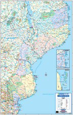Mozambique Wall Map — FULL sheet