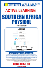 Southern Africa Physical Active Learning Wall Map — LEGEND