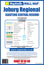 Joburg Regional Wall Map