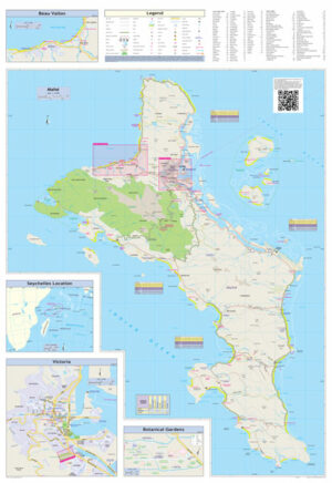 Seychelles Globetrotter Map - Front
